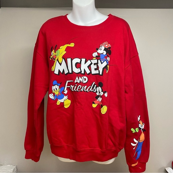 Vintage Disney Mickey Mouse And Friends Large 11/13 Kids Or Women’s Sweatshirt - Picture 1 of 9